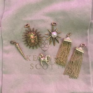 Kendra Scott Gold and Vintage Gold Charms